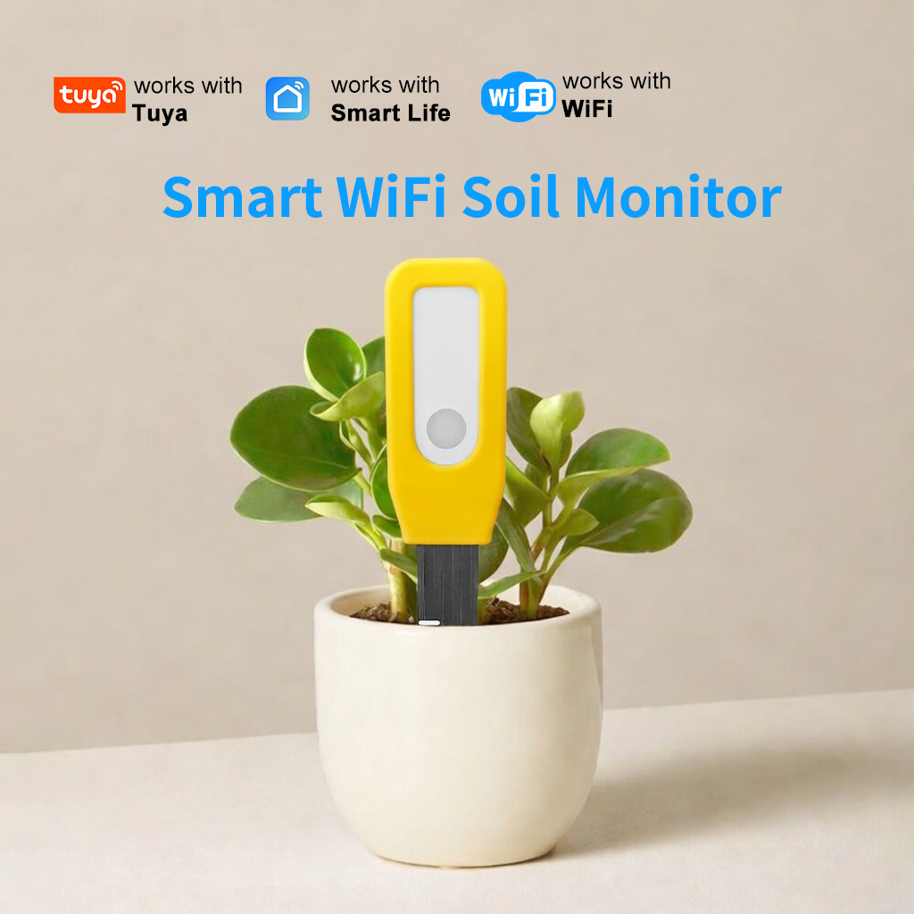 Smart Garden Monitor - WiFi Bodemmonitor Tuya Smart Temperatuur- en
