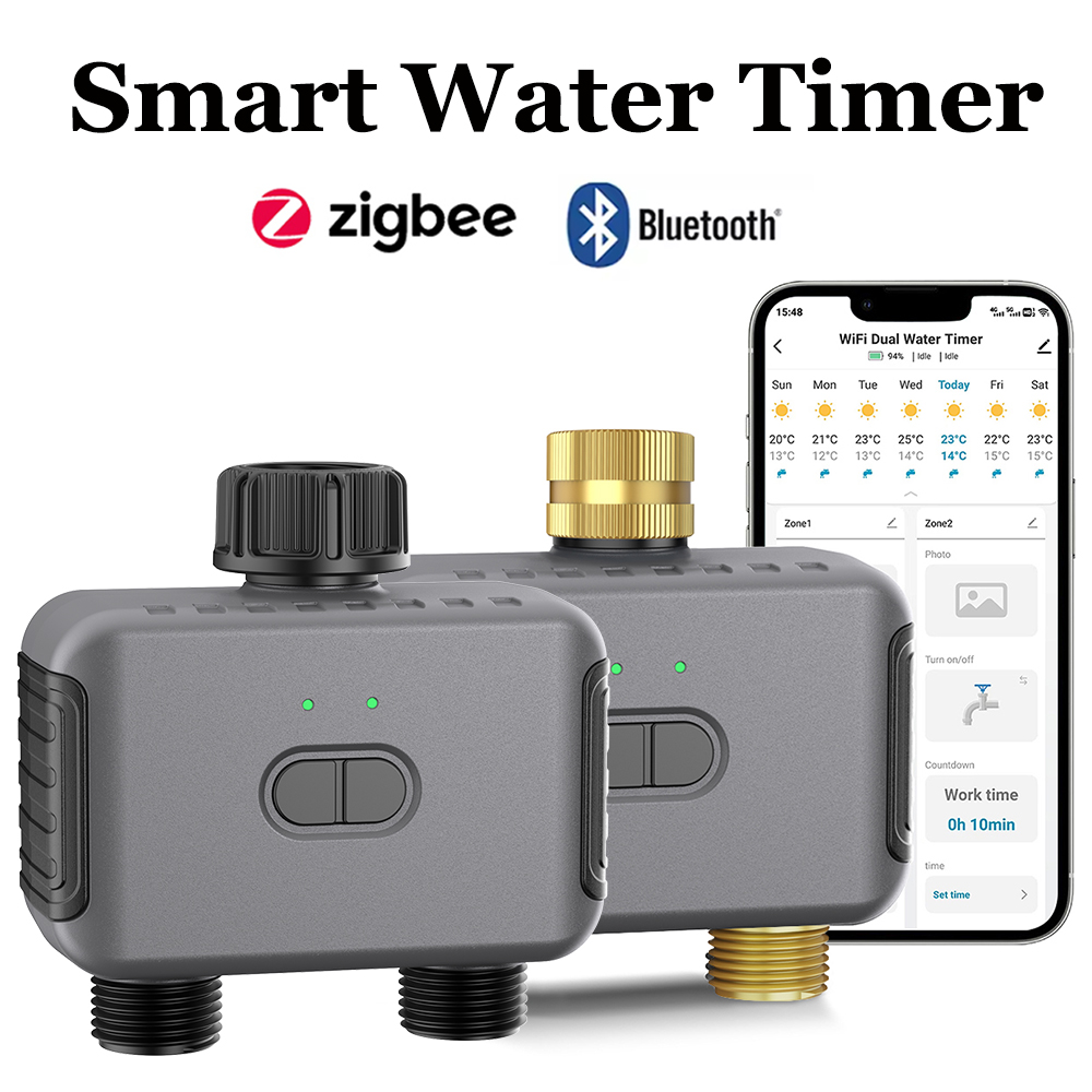 Smart Garden Monitor - Tuya Smart Water Timer Zigbee/BT Automatische