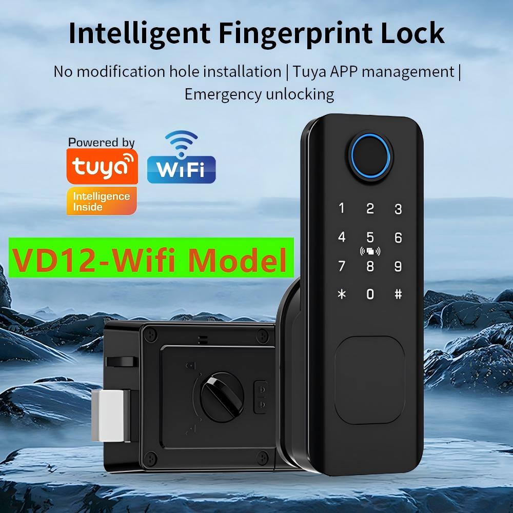 Smart Garden Lock - Wifi-vingerafdruk waterdicht buiten tuinslot afstandsbediening ondersteuning
