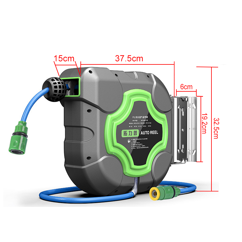 Smart Garden Sprinkler - 10/15/20M Automatische Intrekbare Slang Haspel Watertrommel