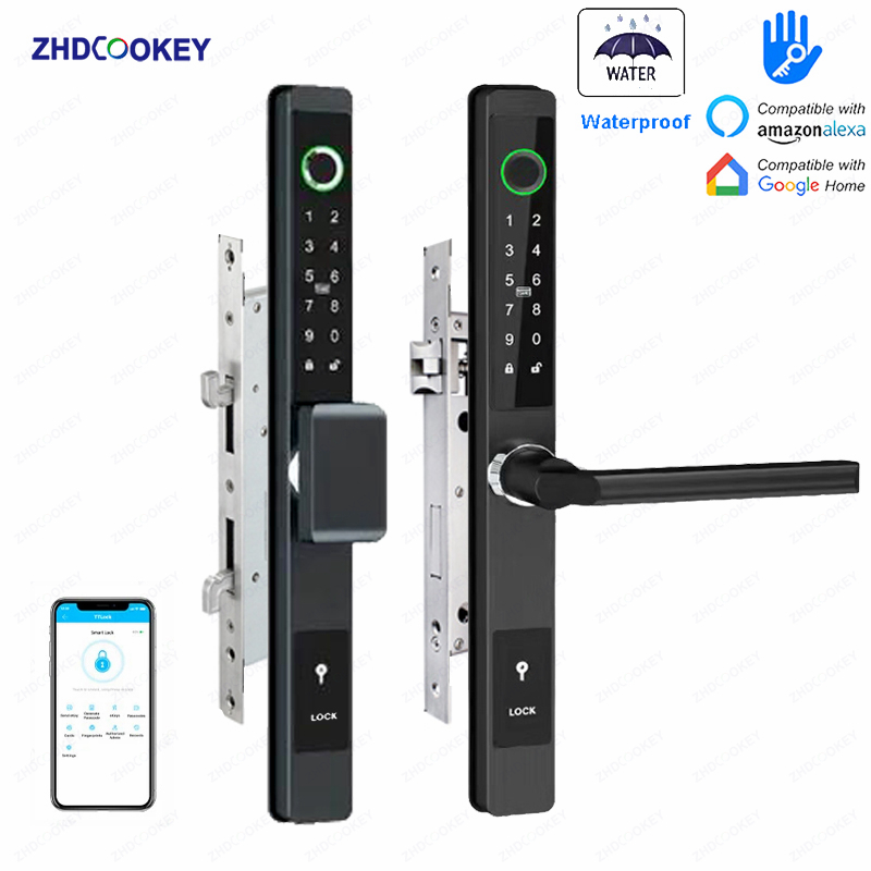 Smart Garden Lock - ZHDCOOKEY Biometrisch digitaal deurslot Waterdicht TTLock