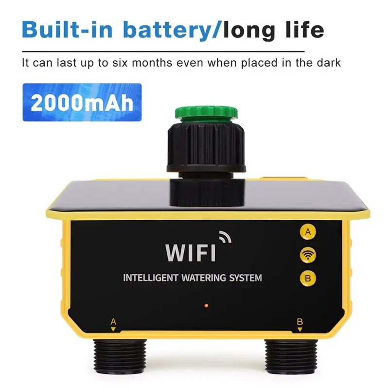 1/2 Uitgangen WIFI Zonne-irrig - Smart Garden Lock recensie en prijs