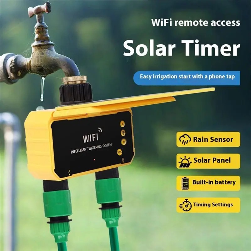 1/2 Uitgangen WIFI Zonne-irrig - Smart Garden Lock recensie en prijs