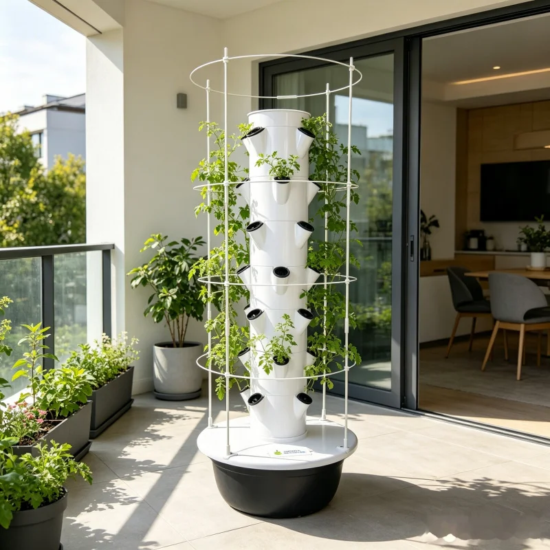9-laags hydroponische toren vo - Smart Garden Vertical Planter recensie en prijs