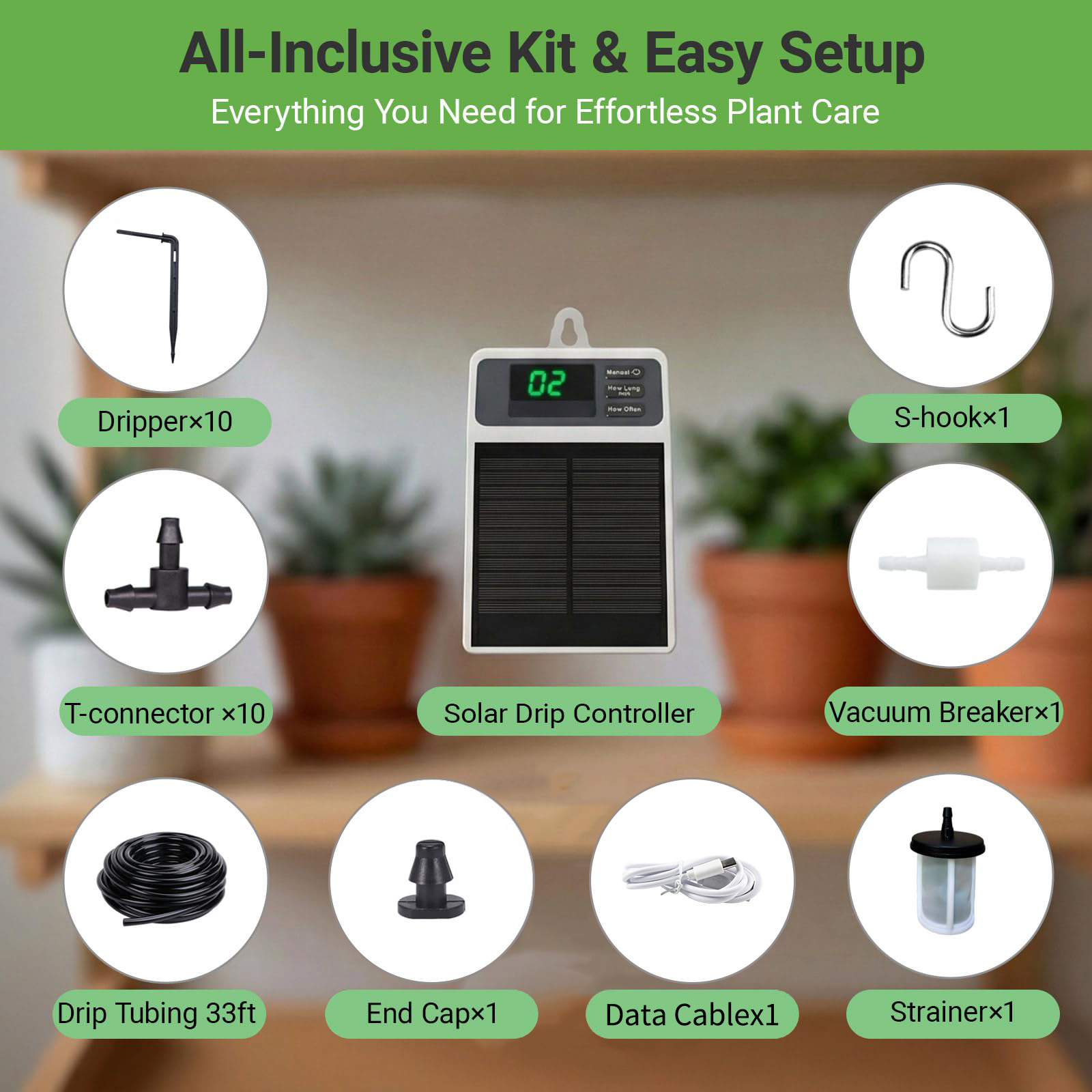 Verbeterd zonne-energie druppe - Smart Garden Sprinkler recensie en prijs