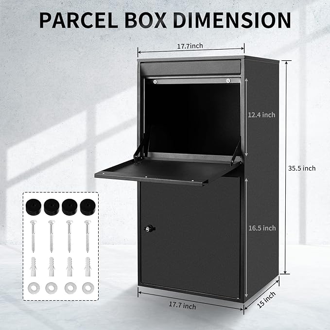 Stalen grote slimme pakketbrie - Smart Garden Lock recensie en prijs