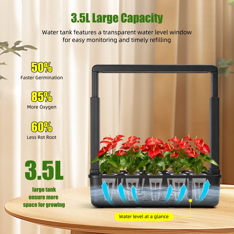Indoor LED 15-buis hydrocultuu - Smart Garden Youtube recensie en prijs