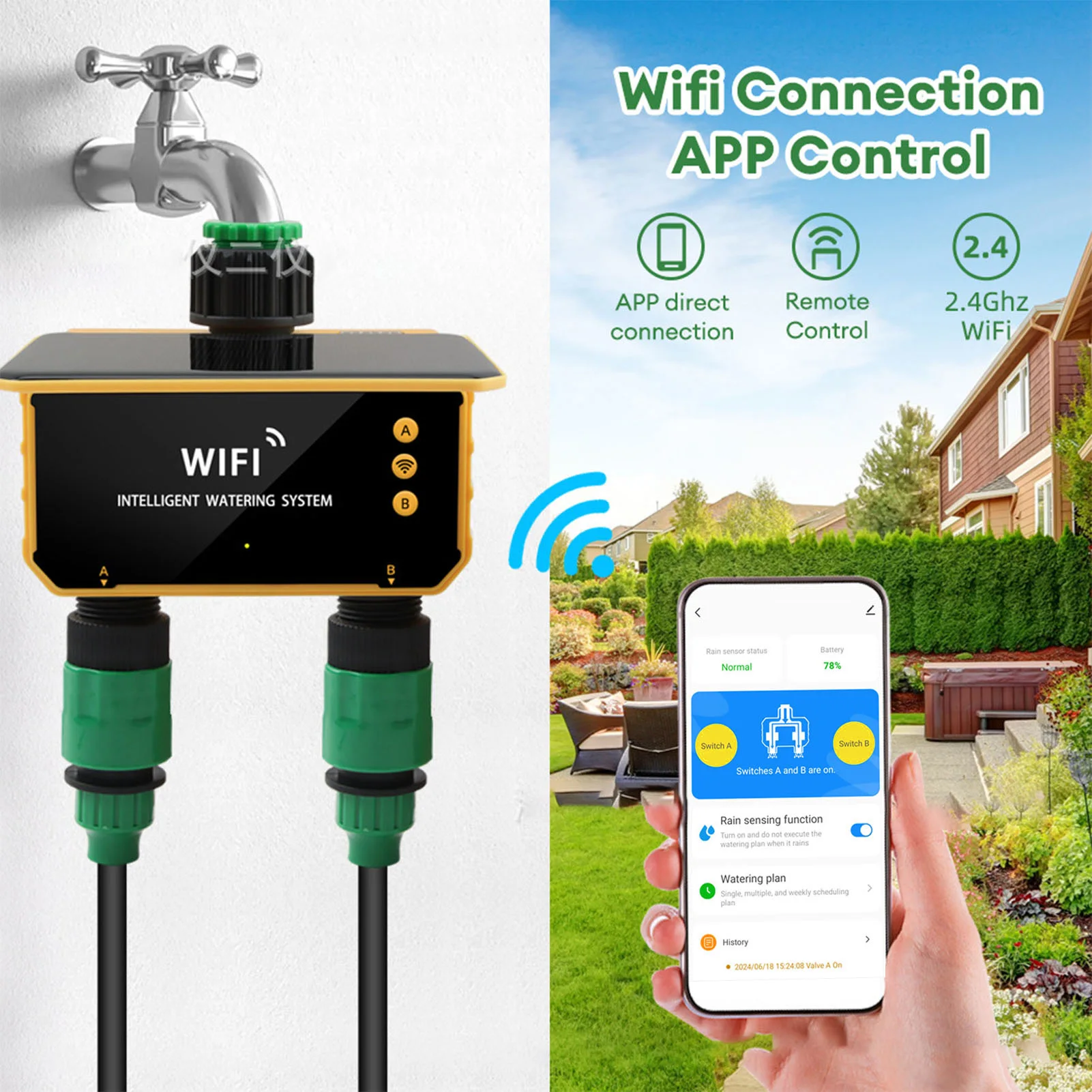 Solar WiFi Smart Irrigatie Tim - Smart Garden Sprinkler recensie en prijs