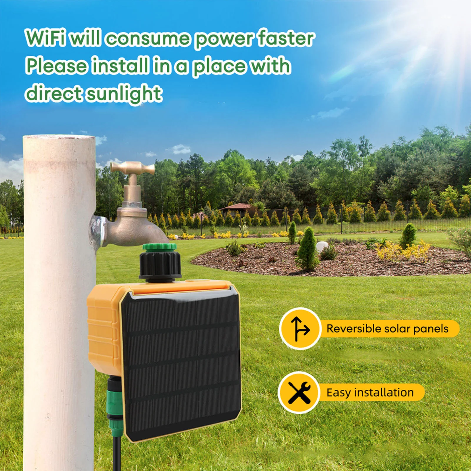 Solar WiFi Smart Irrigatie Tim - Smart Garden Sprinkler recensie en prijs