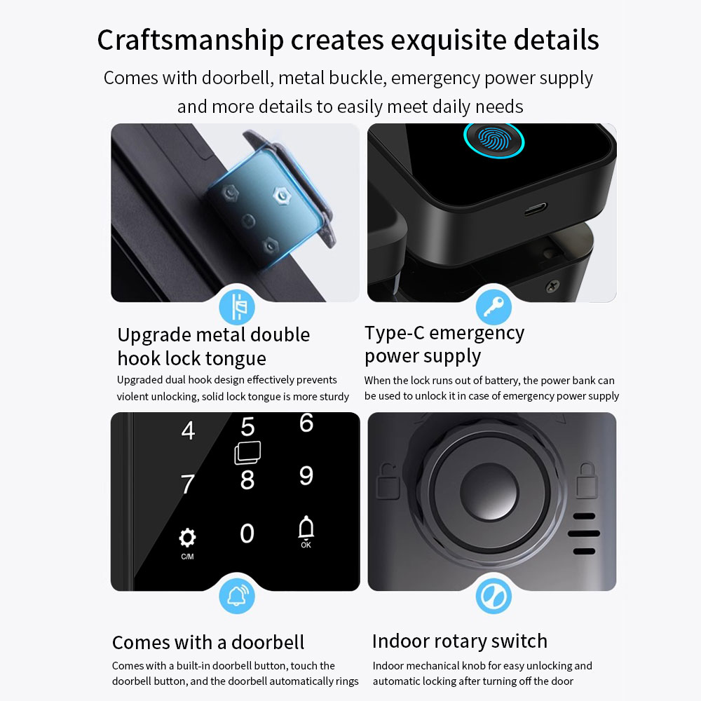 Multifunctioneel slim glazen d - Smart Garden Lock recensie en prijs