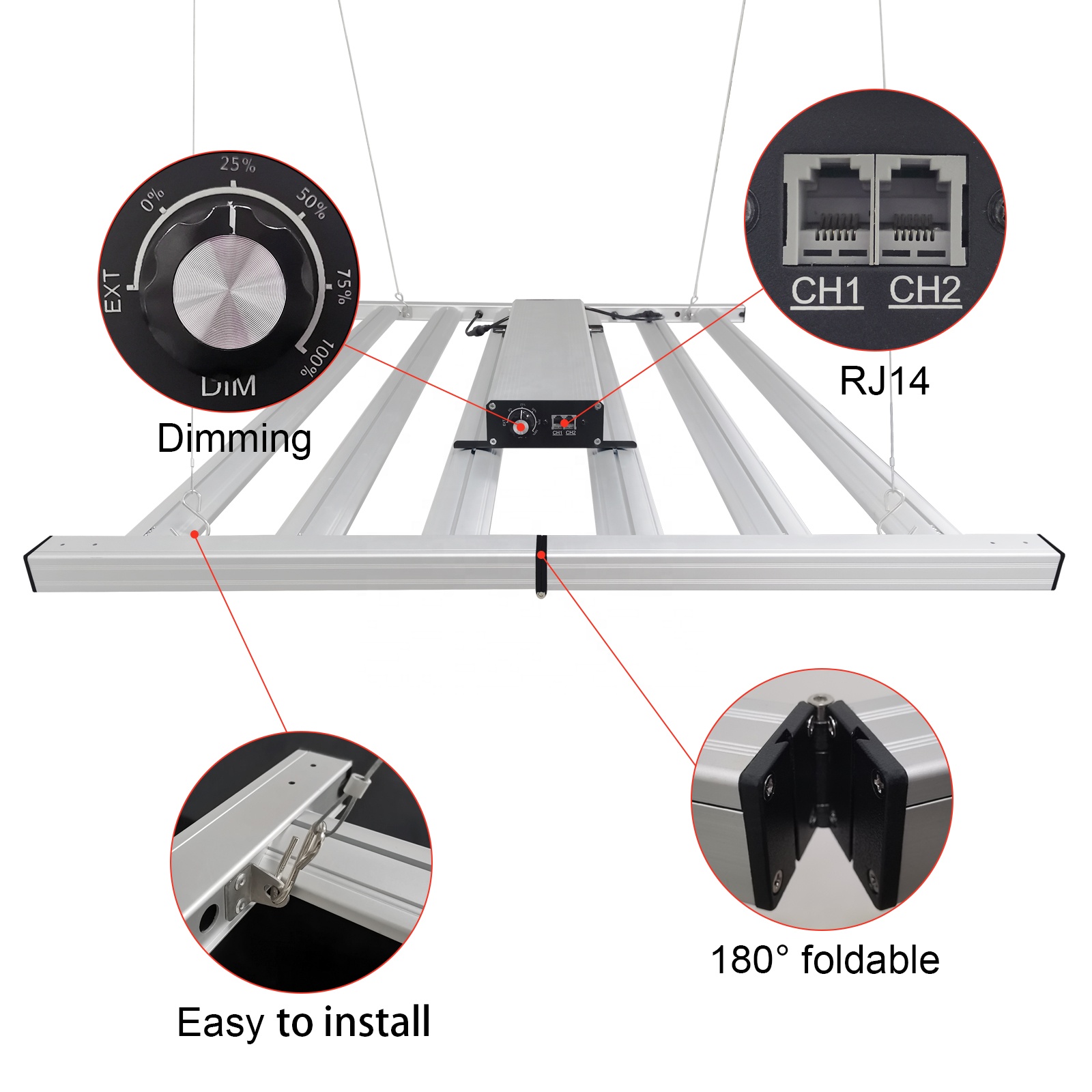 Liweida 100W 300W 600W 900W Op - Led Plant Light Strip recensie en prijs